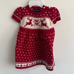 Ralph Lauren Infant knitted Dress 
 Size 12 months. Brand new with tags
